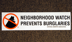 Neighborhood Watch Bumper Stickers
